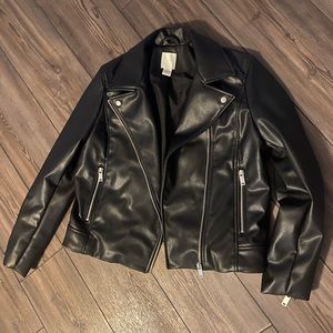 Leather jacket(not real leather)